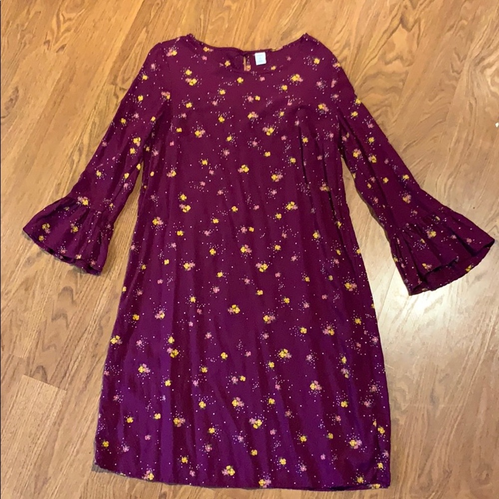 Old Navy Shift Dress Size Small Purple Floral